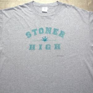 Rare 90s Stoner High T-Shirt Changes NYC 420 Weed Vintage XL